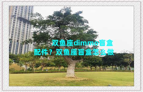 双鱼座dimmo盲盒配件？双鱼座盲盒怎么做